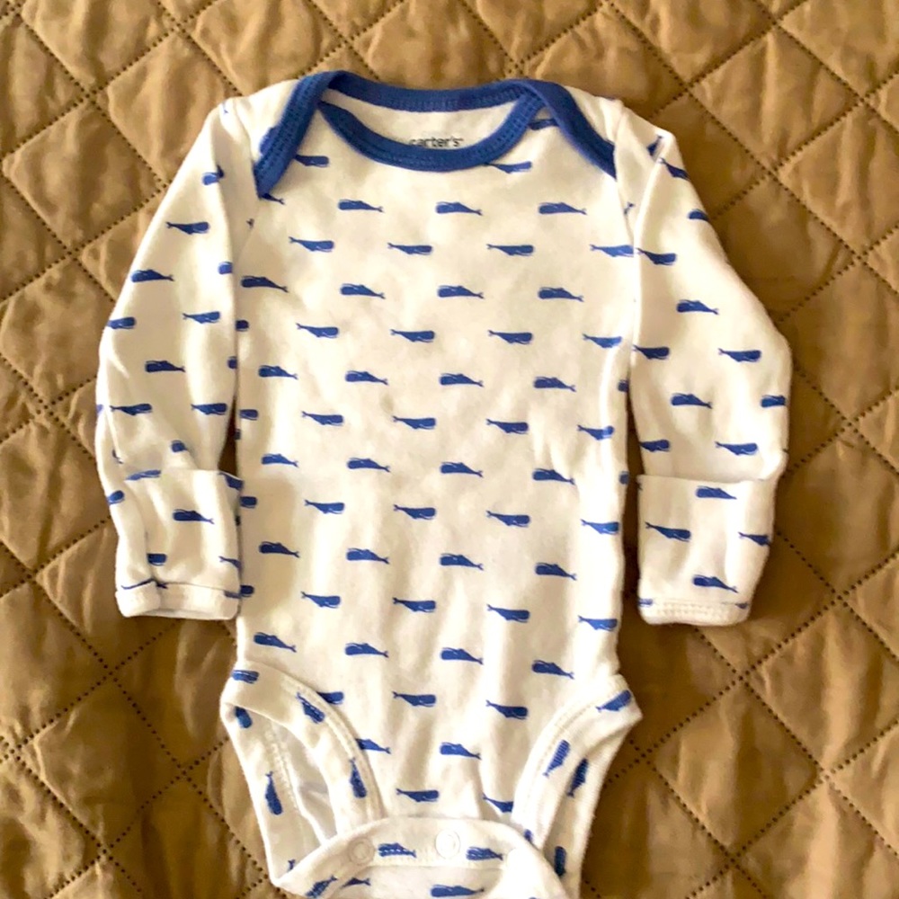 Carter’s newborn long sleeve onesie